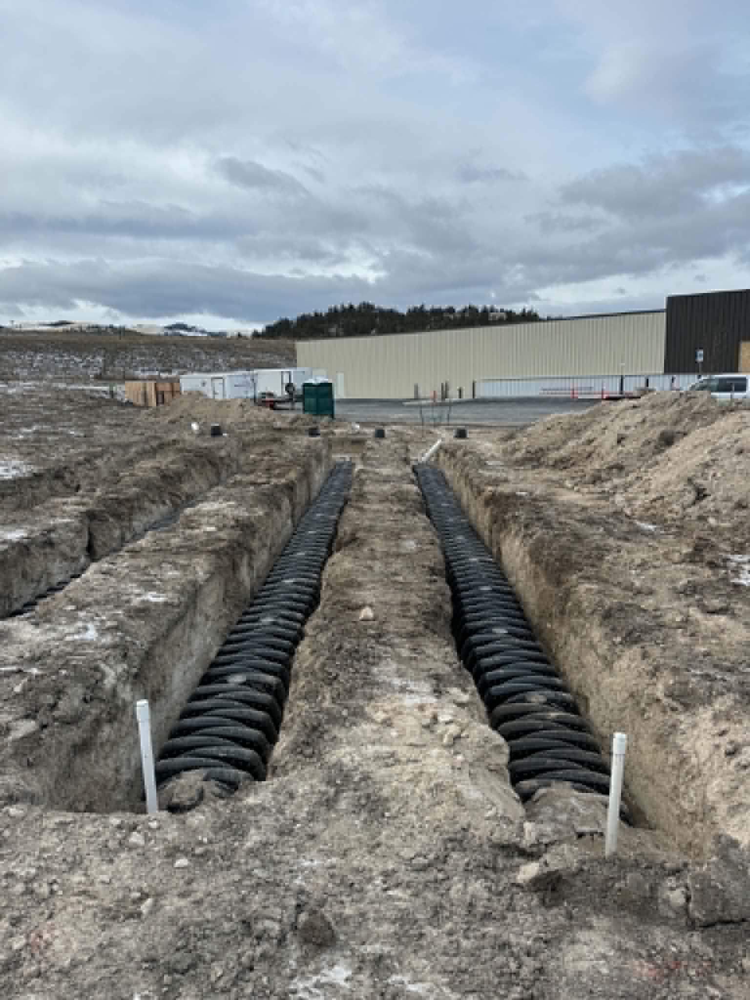 Septic system installation